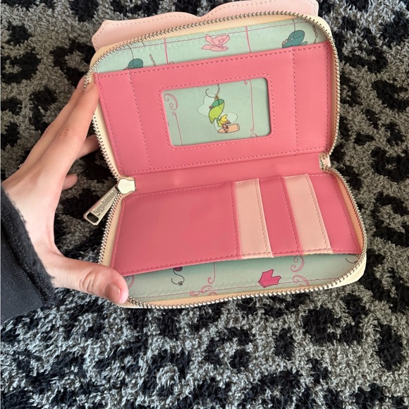Cinderella Loungefly Disney Pink Backpack with Wallet - Picture 6 of 8